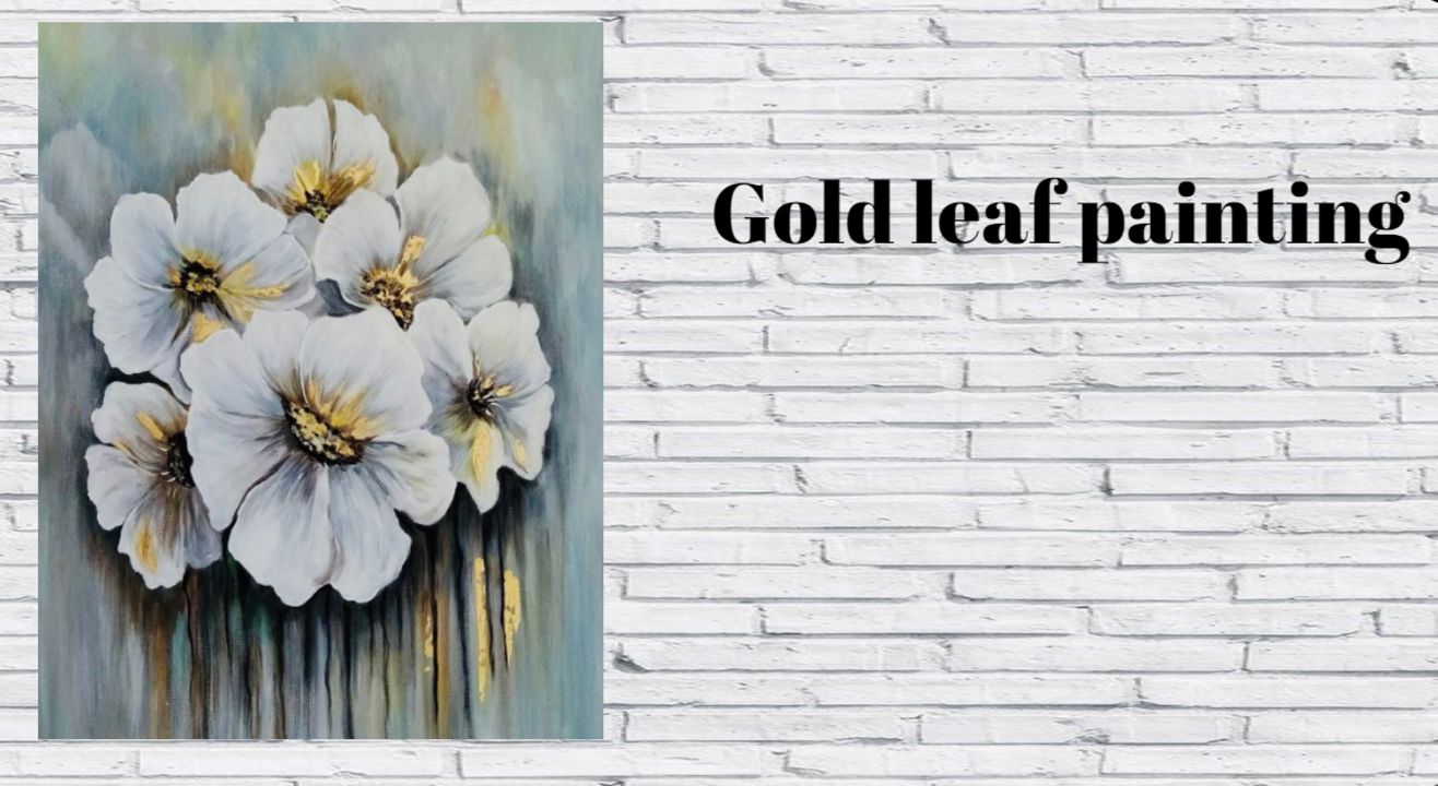 Gold Leaf Abstract Painting Worksho