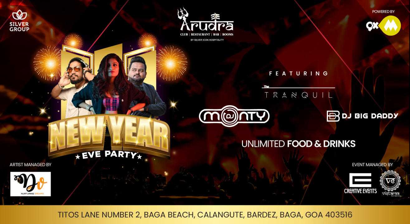 ROAR ON THE SHORE Goa's Biggest NYE Party NYE 2023