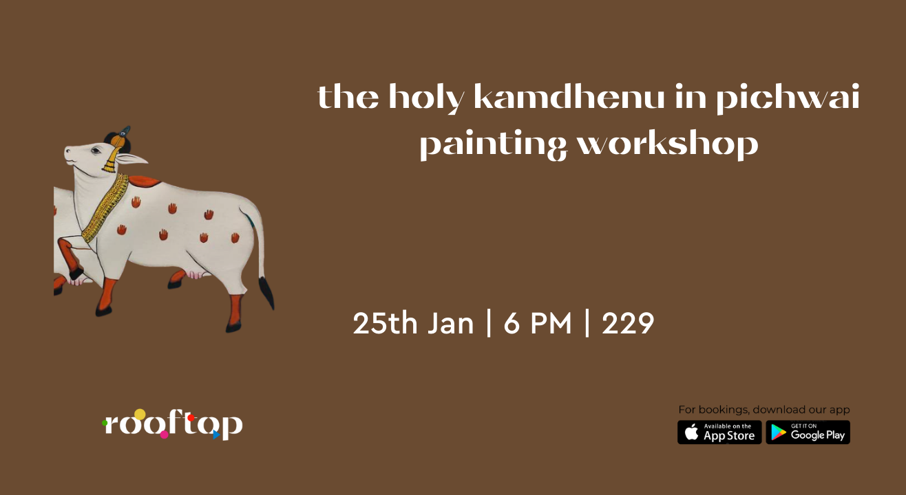 The Holy kamdhenu in Pichwai Painting