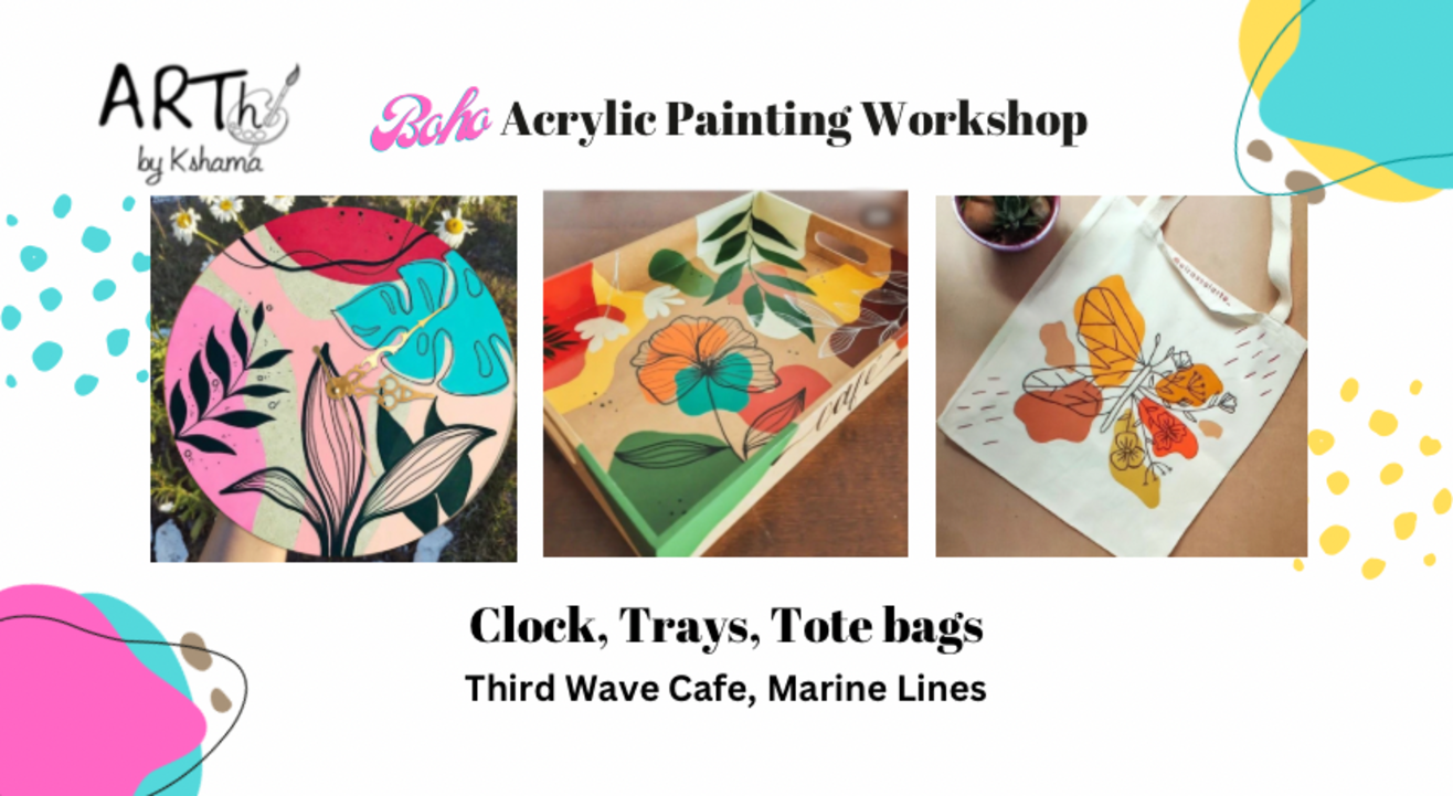 Boho Acrylic Painting