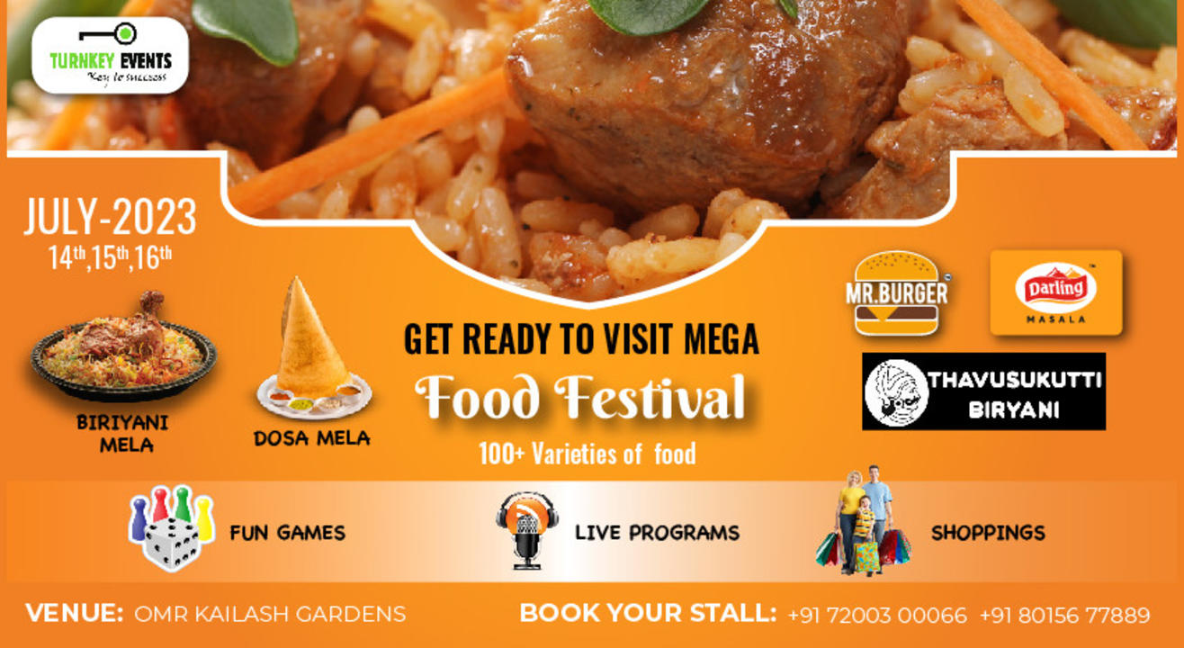 CHENNAI FOOD FESTIVAL & SHOPPING FEST 2023