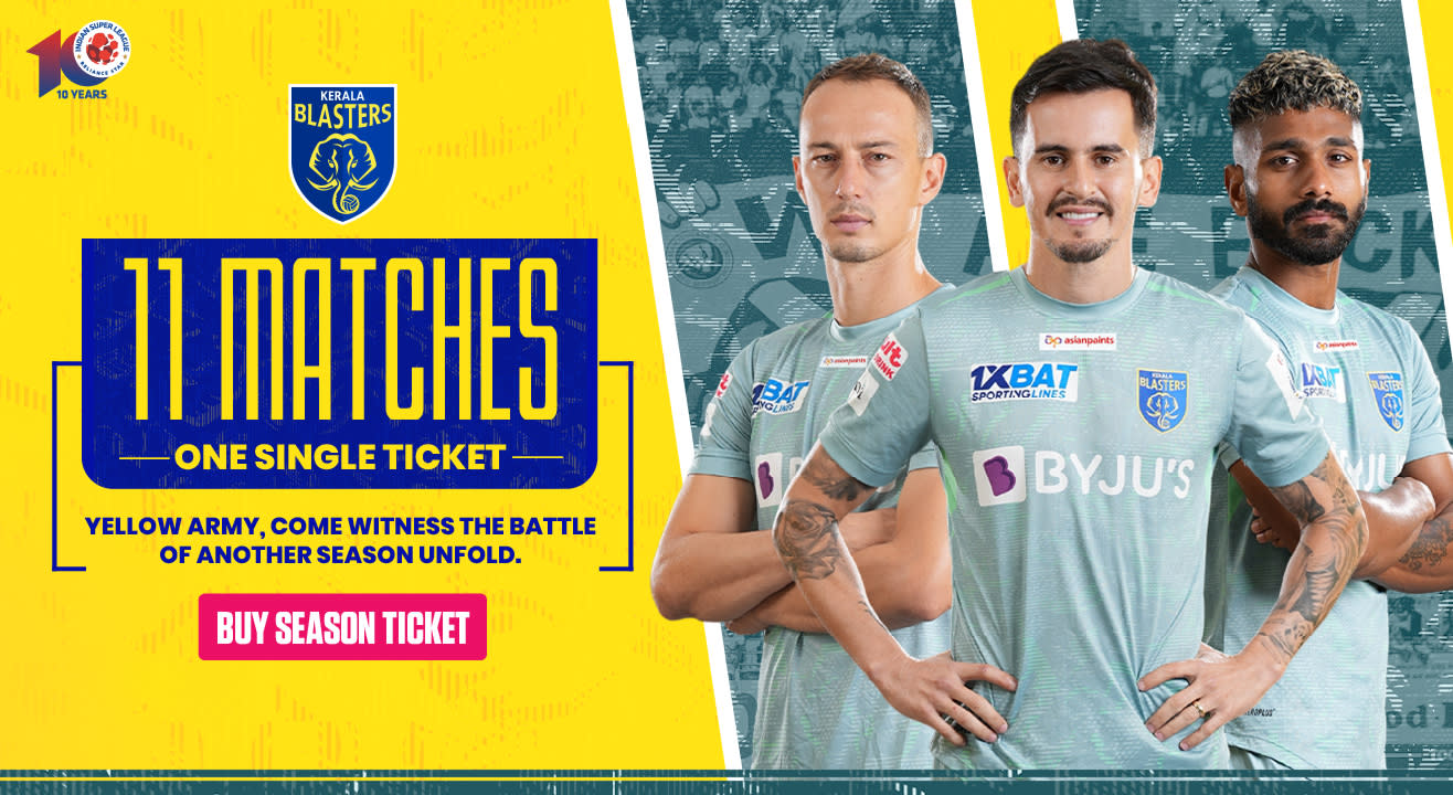 ISL 202324, Kerala Blasters FC Season Ticket Football Event in Kochi