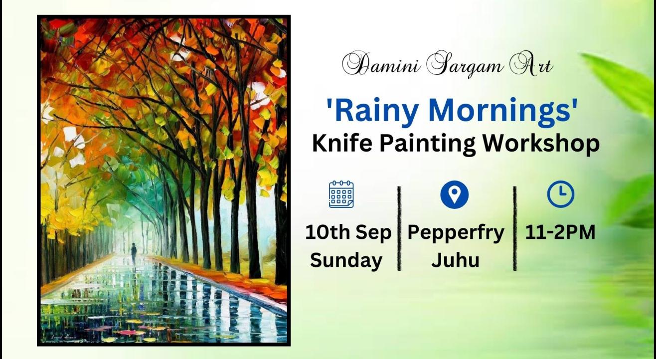 Rainy Mornings Knife Painting