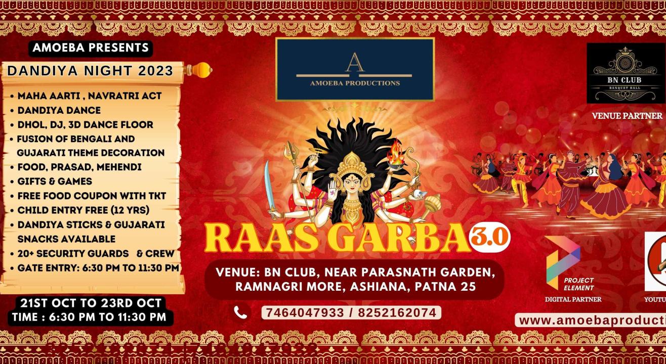 RAAS GARBA 3.0 DANDIYA NIGHTS 2023 Navratri 2023