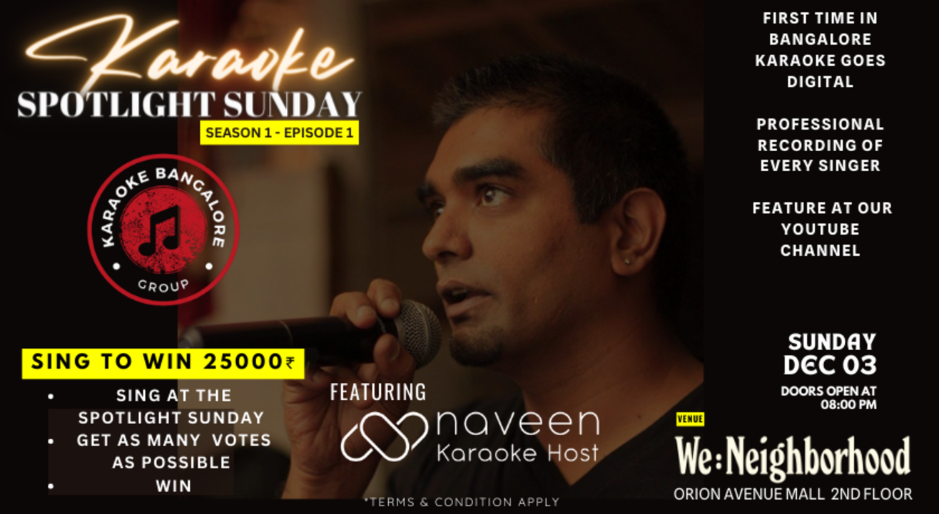 SPOTLIGHT SUNDAY Karaoke Season 1 episode 1