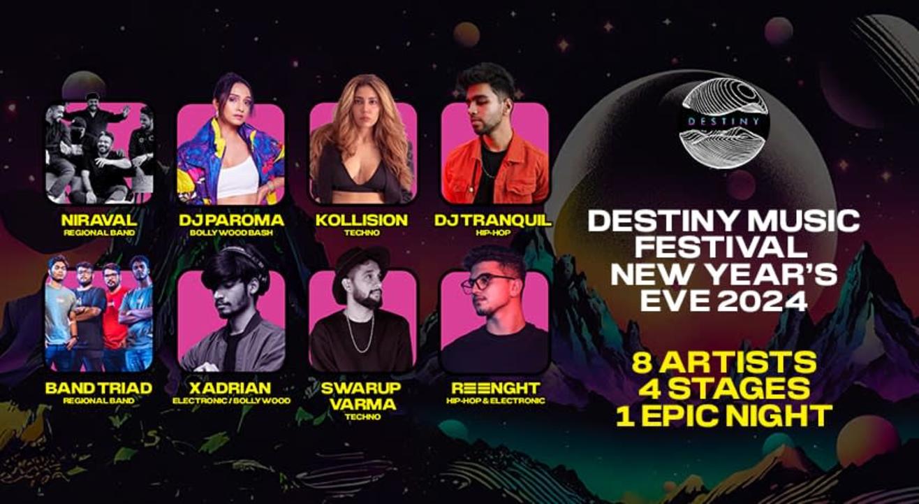 Destiny New Year Music Festival 2024 NY 2024