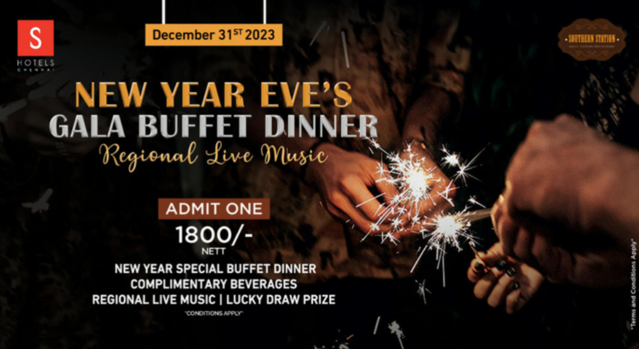 NEW YEAR EVE’S GALA BUFFET MUSIC DINNER | NY 2024
