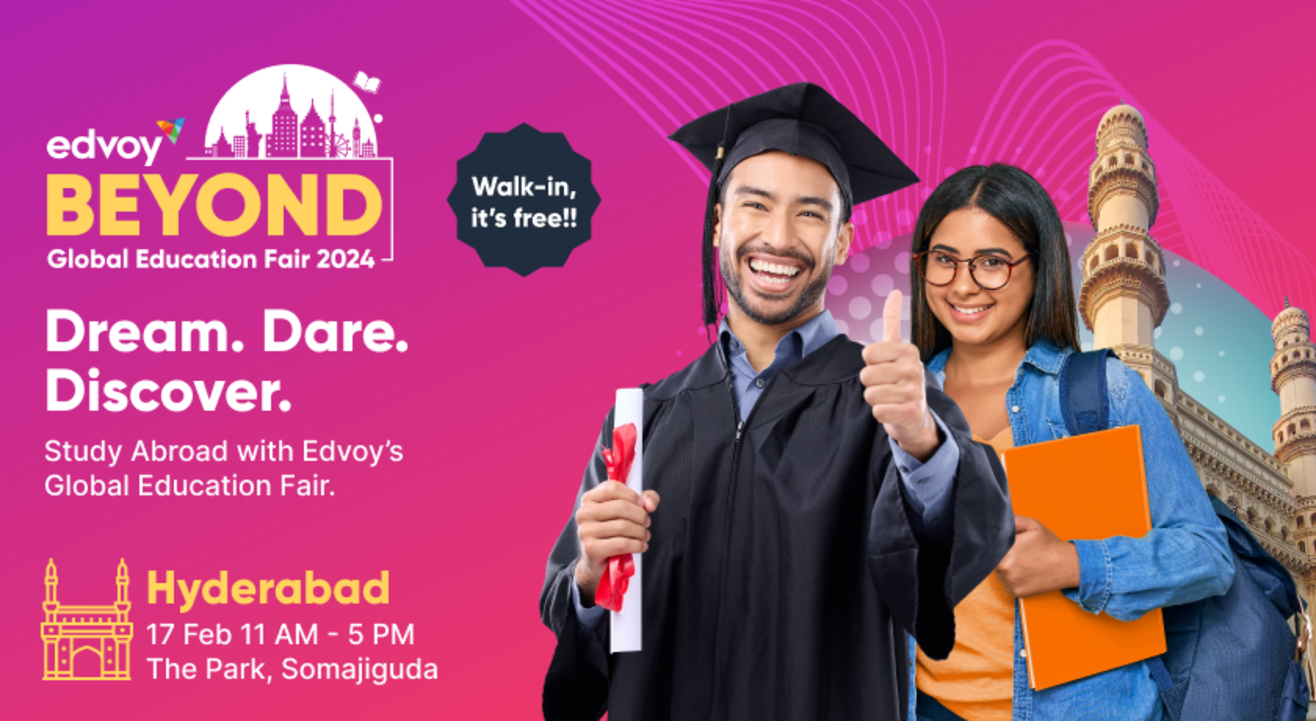Edvoy Beyond Global Education Fair Hyderabad 2024