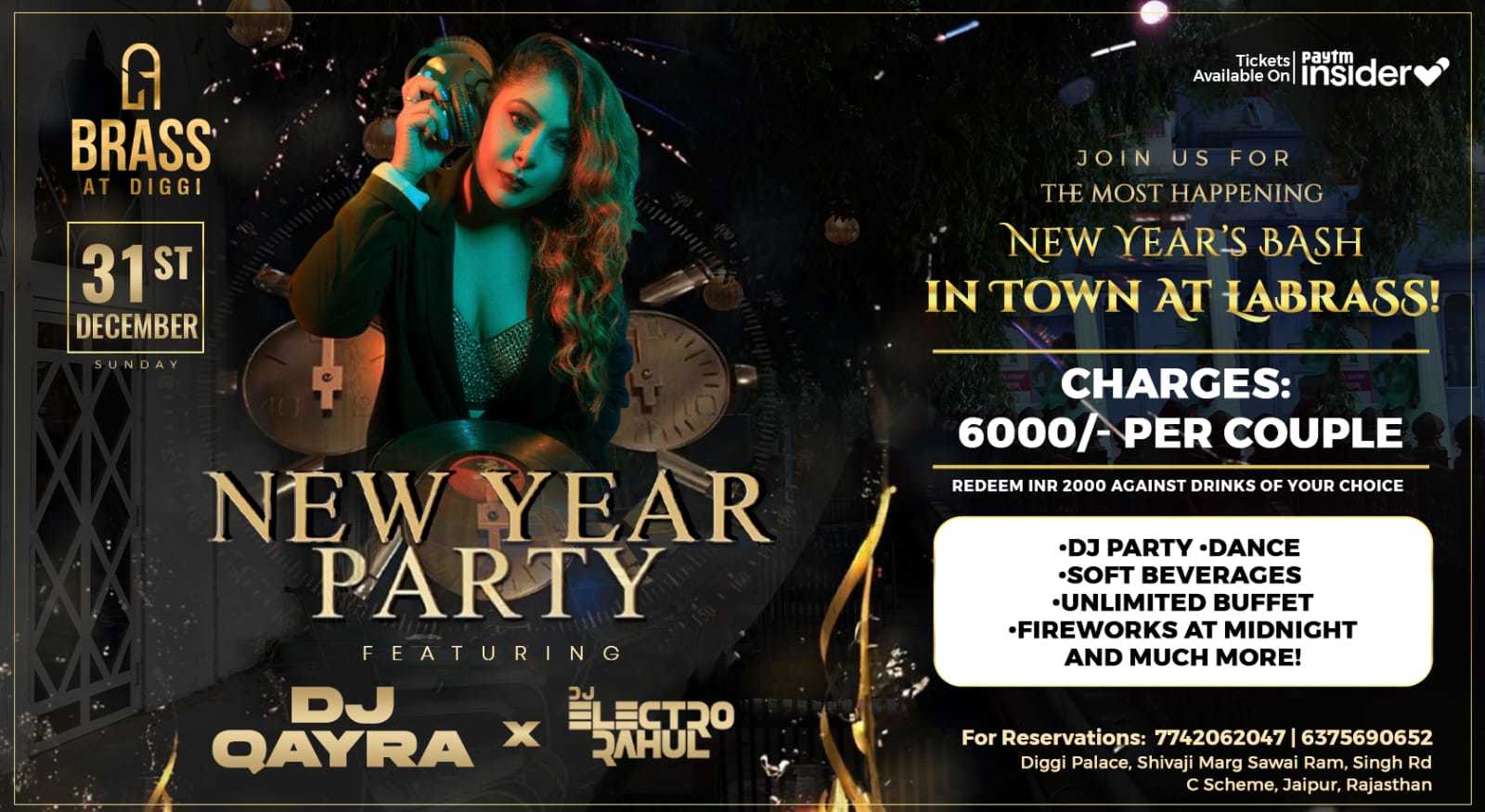 Midnight Express – New Year Celebration by Ghumo Jaipur | NY 2024