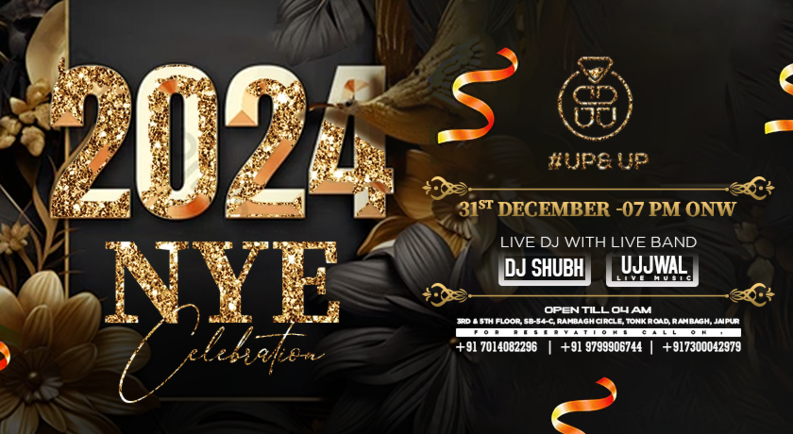 New Year’s Eve 2024 Celebration at Skyza | NYE 2024 | NY 2024