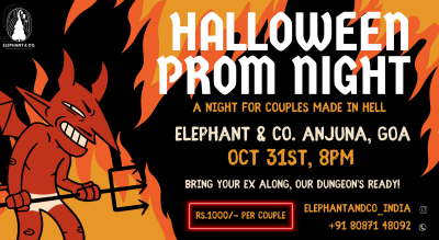 Halloween Prom Night at Elephant & Co., Anjuna, Goa