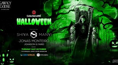 Casa Bacardi Halloween ft. Shiva Manvi & Jonas | 31st Oct | Gawky Goose
