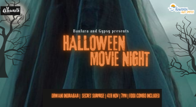 Halloween Movie night by Banjara Gypsy at Dhwani Indiranagar