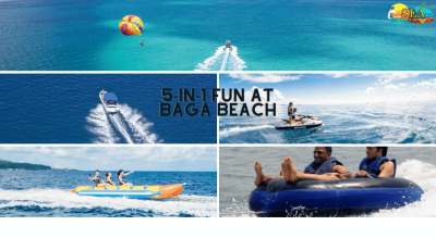 5 Water Sports Combo At Baga Beach