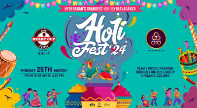 HOLI FEST ’24 at Heart Cup, Gandipet | Hyderabad’s Grandest Holi Extravaganza | HOLI 2024