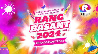 Rang Basant 2024 Vol – 3 (Hyd’s Biggest Holi Fest) | HOLI 2024
