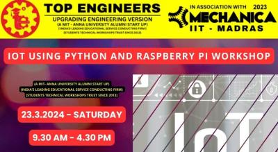 IOT USING PYTHON AND RASPBERRY PI WORKSHOP | HOLI 2024
