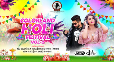 COLORLAND HOLI FESTIVAL VOL-2 @ EXHIBITION GROUND | HOLI 2024