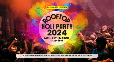 ROOFTOP HOLI PARTY 2024 | HOLI 2024