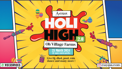 Holi High 2.0 | Biggest Holi Event in Delhi | 25 March 2024 | ROHINI | HOLI PARTY 2024 | HOLI 2024