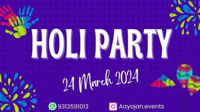 Holi Party | 24 March 2024 | Delhi Premiere Holi Festival | HOLI 2024