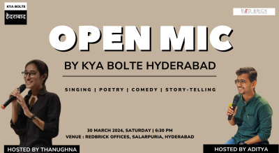 Open Mic By Kya Bolte Hyderabd by KKM