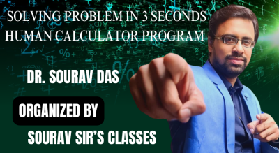 Solving Problem in 3 Sec Human Calculator Program