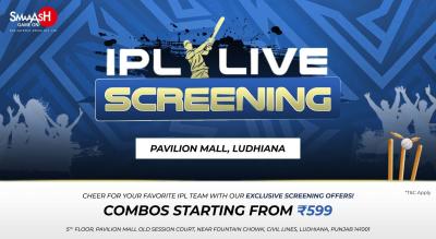 MI vs RR IPL 2024 LIVE SCREENING @SMAAASH - LUDHIANA