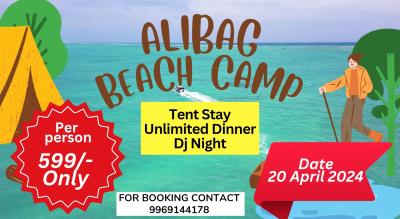 Alibag Beach Camping @600rs Only by Happy Event Management