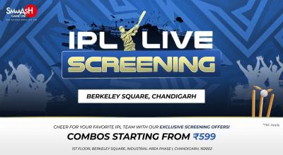 PBKS vs KKR IPL 2024 LIVE SCREENING @SMAAASH - CHANDIGARH 