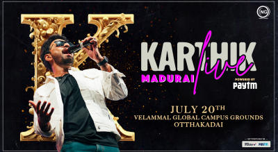Karthik Live in Concert | Madurai