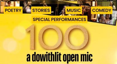 dowithlit 100 | Open Mic and Curated Show Bengaluru | Poetry, Stories, Comedy, Music, Curated Performances