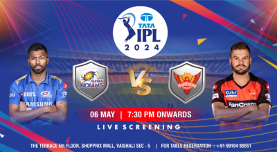 MI vs SRH: TATA IPL 2024 screening at The Terrace