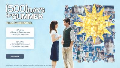 (500) Days of Summer Film Screening in Hyderabad | The Revolver Movie Club x Katha