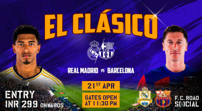 Real Madrid vs Barcelona El Clásico Screening | F.C Road SOCIAL