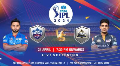 DC vs GT IPL 2024 | Match 40 | SCREENING @THE TERRACE