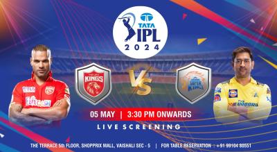 Chennai Super Kings (CSK) vs Punjab Kings (PBKS) IPL 2024 screening at The Terrace