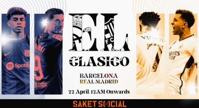 EL CLASICO : REAL MADRID VS BARCELONA | SAKET SOCIAL | Screening