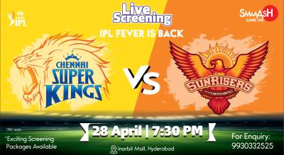 CSK vs SRH IPL 2024 LIVE SCREENING @ SMAAASH - HYDERABAD