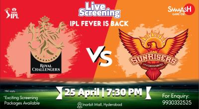 RCB vs SRH IPL 2024 LIVE SCREENING @ SMAAASH - HYDERABAD