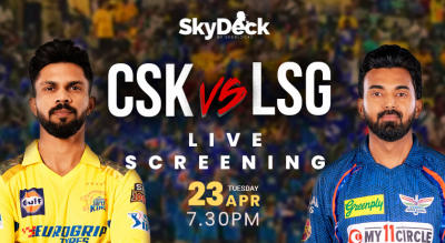 CSK Vs LSG | IPL LIVE SCREENING