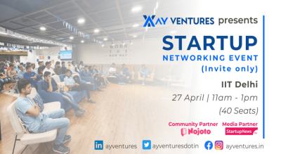 Startup Networking Event (Invite Only) by AY Ventures