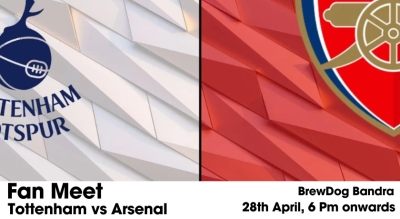 Tottenham vs Arsenal Fan Meet - Brewdog Bandra  | Screening