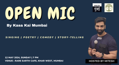 Open mic by Kasa Kai Mumbai at Rare Earth Cafe, Khar