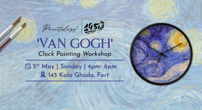 5th may – ‘Van Gogh’ Clock painting