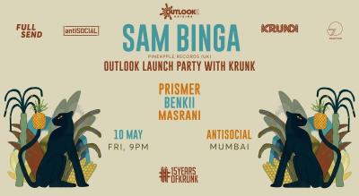 Krunk x Outlook Launch party ft. Sam Binga (UK), Prismer, Benkii, Masrani @ antiSOCIAL, Mumbai