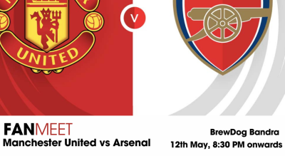 Manchester united vs Arsenal Fan Meet - Brewdog Bandra | Screening