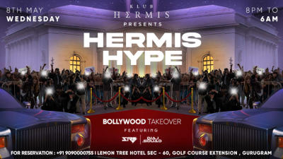  KLUB HERMIS PRESENT//HERMIS HYPE BOLLYWOD NIGHT FT. DJ-SRB & DJ- AJ SQUAD