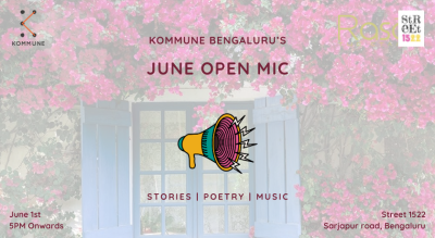 Kommune Bengaluru's June Open Mic