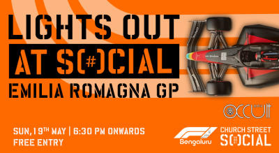 Lights Out at SOCIAL! Emilia Romagna GP | Church Street SOCIAL | Screening